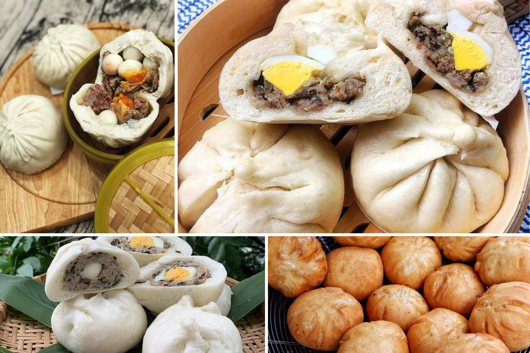 Traditional steamed buns