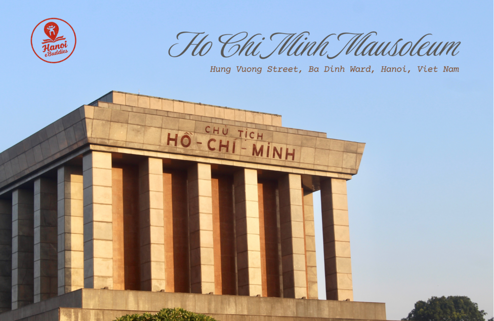 Ho Chi Minh Mausoleum under golden afternoon sunlight